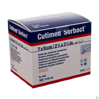 Cutimed sorbact cp    7x 9cm 40 7216500