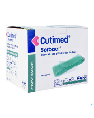 Cutimed sorbact meches    2x50cm 20 7216600