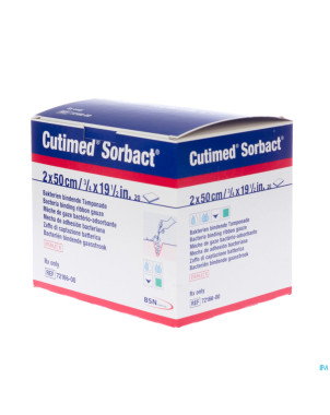 Cutimed sorbact meches    2x50cm 20 7216600