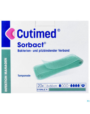 Cutimed sorbact meches    2x50cm 20 7216600