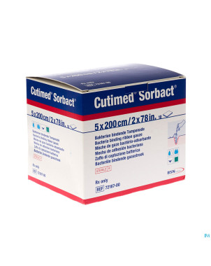 Cutimed sorbact meches    5x200cm 10 7216700