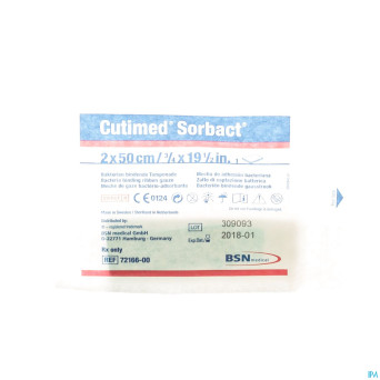 Cutimed sorbact meches    2x50cm  1 7216600