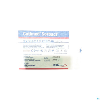 Cutimed sorbact meches    2x50cm  1 7216600