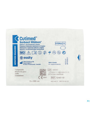 Cutimed sorbact meches    5x200cm  1 7216700
