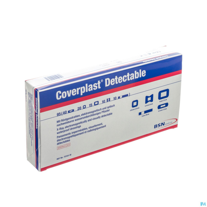 Coverplast detectable assortiment emplatres    95