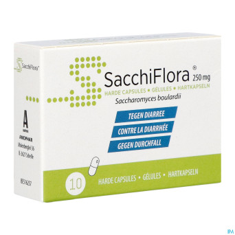 Sacchiflora 250mg caps  dur 10 blister