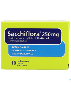 Sacchiflora 250mg caps  dur 10 blister