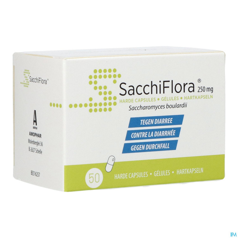 Sacchiflora 250mg caps dur  50 blister