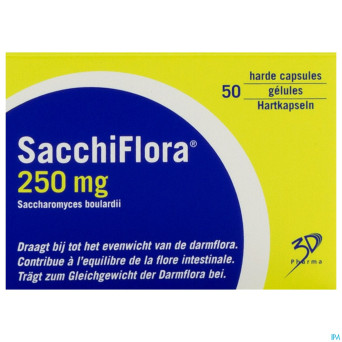 Sacchiflora 250mg caps dur  50 blister