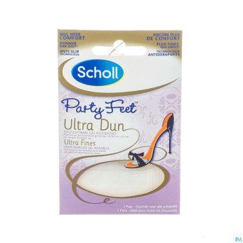 Scholl party feet ultra fine coussinet gel