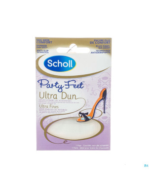 Scholl party feet ultra fine coussinet gel