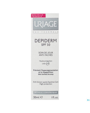 Uriage depiderm ip50 soin jour a/tache brune  30ml