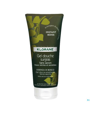 Klorane gel douche instant boise    200ml