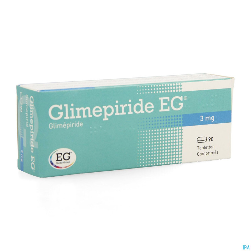 Glimepiride eg 3mg comp 90