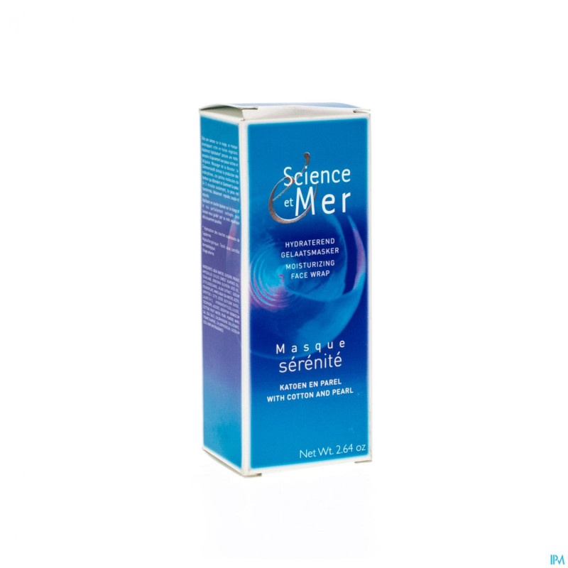 Science&mer masque hydratant visage    75ml