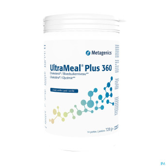 Ultrameal plus 360 vanille pot 728g    metagenics