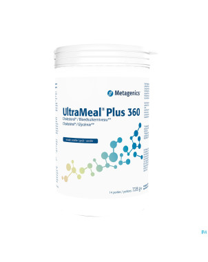 Ultrameal plus 360 vanille pot 728g    metagenics