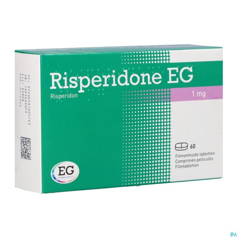 Risperidone eg tabl  60 x 1 mg