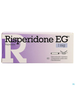 Risperidone eg tabl  60 x 1 mg