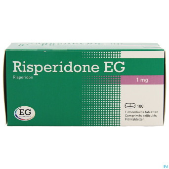 Risperidone eg tabl 100 x 1 mg