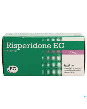 Risperidone eg tabl 100 x 1 mg