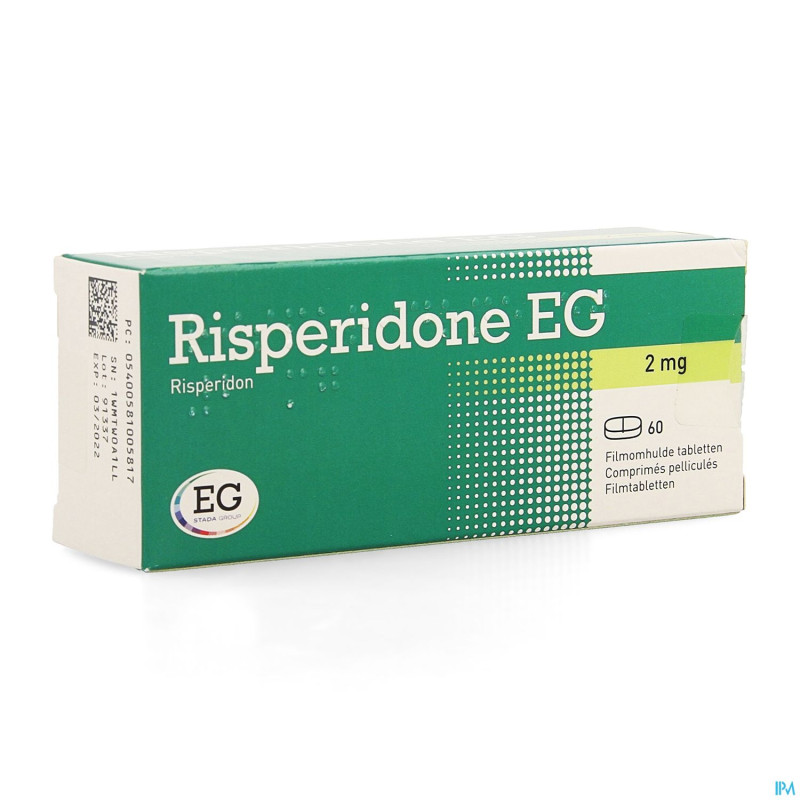 Risperidone eg tabl  60 x 2 mg
