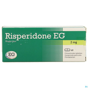 Risperidone eg tabl  60 x 2 mg