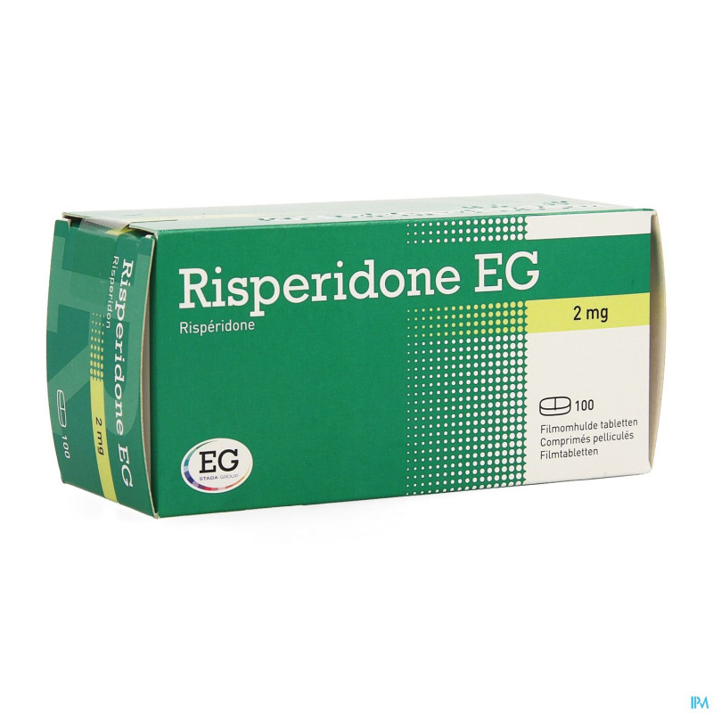 Risperidone eg tabl 100 x 2 mg