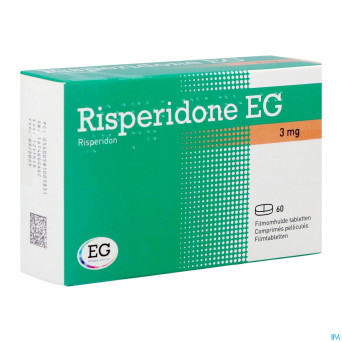 Risperidone eg tabl  60 x 3 mg