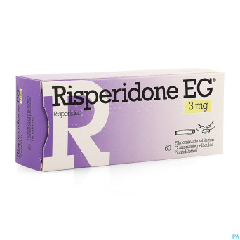 Risperidone eg tabl  60 x 3 mg