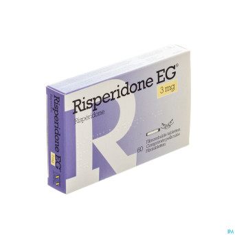 Risperidone eg tabl  60 x 3 mg
