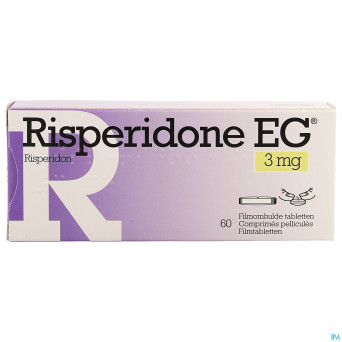 Risperidone eg tabl  60 x 3 mg