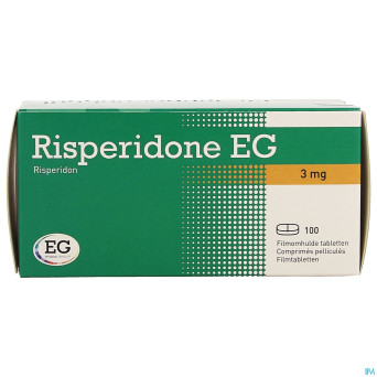 Risperidone eg tabl 100 x 3 mg