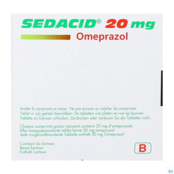Sedacid 20 mg comp 100 x 20 mg