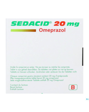 Sedacid 20 mg comp 100 x 20 mg