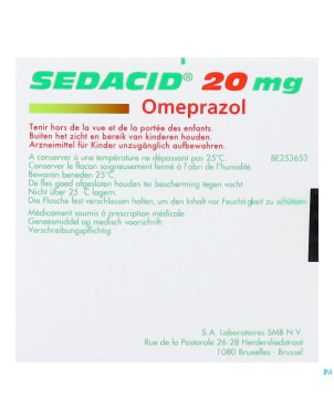 Sedacid 20 mg comp 100 x 20 mg