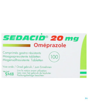 Sedacid 20 mg comp 100 x 20 mg