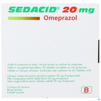 Sedacid 20 mg comp 100 x 20 mg