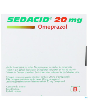 Sedacid 20 mg comp 100 x 20 mg