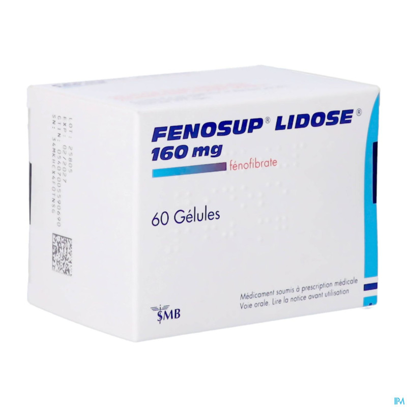 Fenosup lidose 160 mg gel 60 x 160 mg