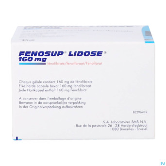 Fenosup lidose 160 mg gel 60 x 160 mg