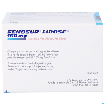 Fenosup lidose 160 mg gel 60 x 160 mg