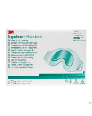 Tegaderm 3m absorb.transp ster 11,8x14,3cm 5 90807
