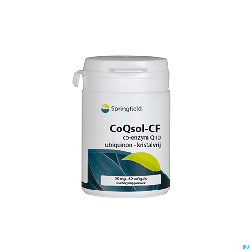 Coqsol cf 100mg springfield softgels 60