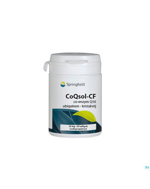 Coqsol cf 100mg springfield softgels 60