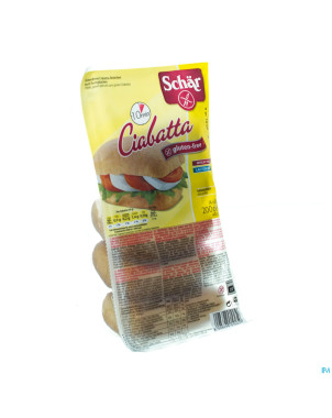 Schar ciabatta sans gluten    200g 6593 revogan
