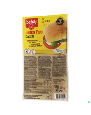 Schar ciabatta sans gluten    200g 6593 revogan