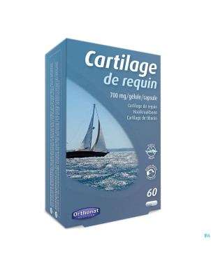 Cartillage requin   blister gel  60x700mg orthonat