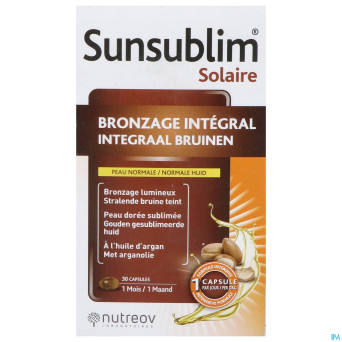 Sunsublim bronzage integral caps 30