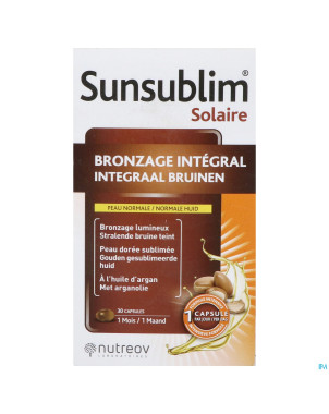 Sunsublim bronzage integral caps 30